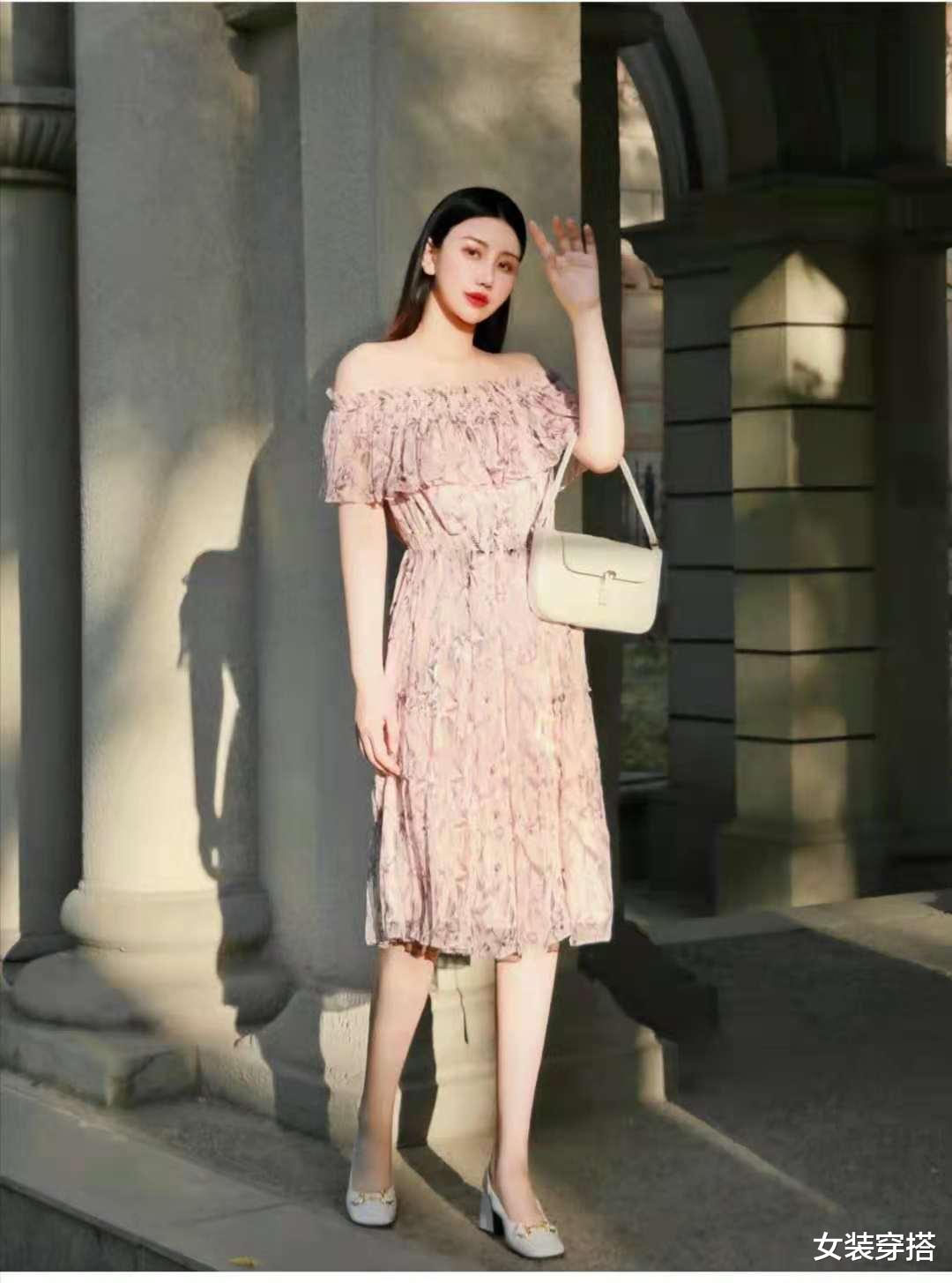 女装穿搭|咖色连衣裙搭配什么鞋子好看