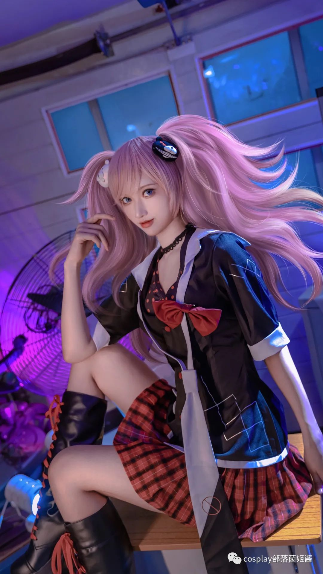 弹丸论破|cos：弹丸论破江之岛盾子cos正片@栾一诺