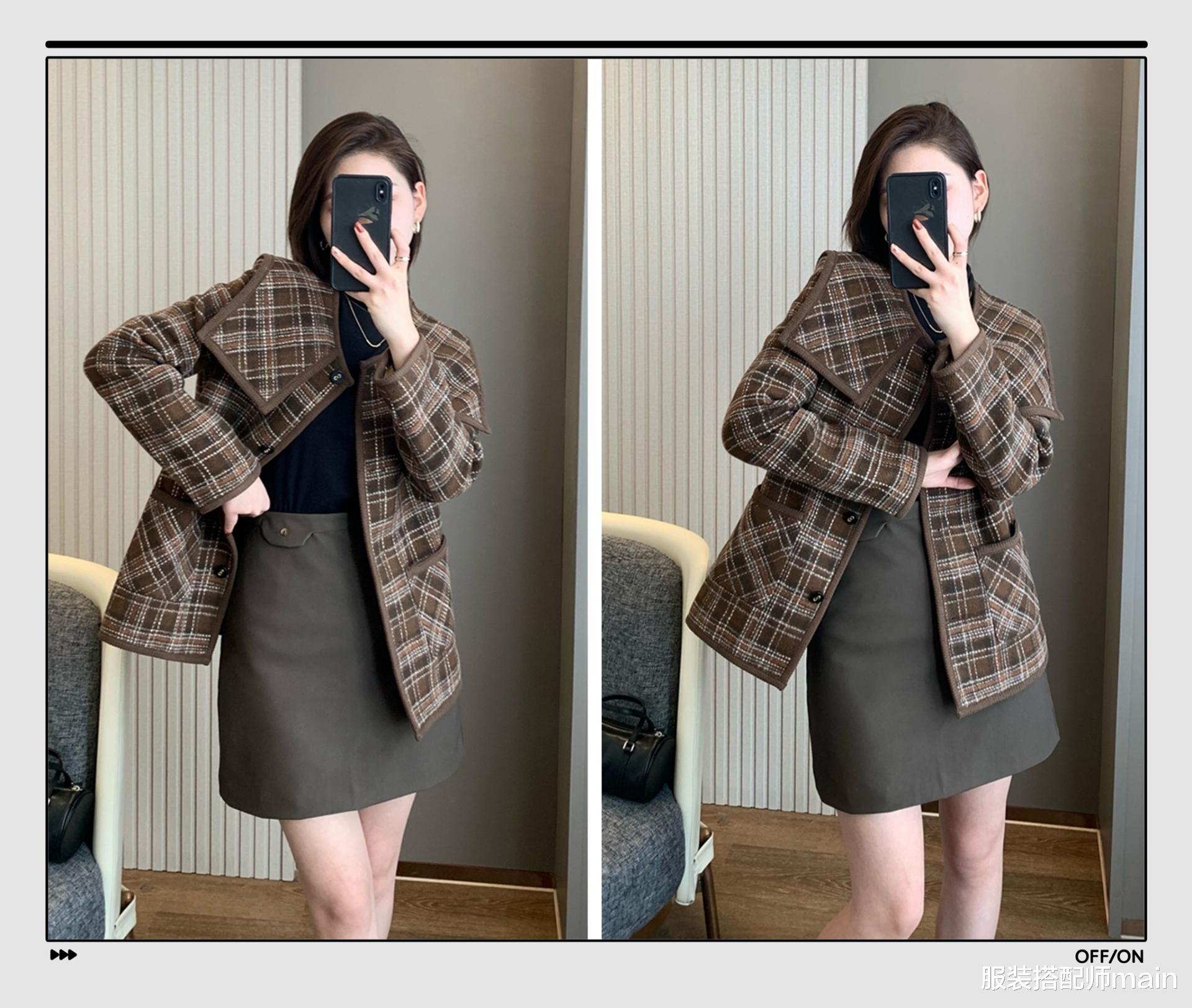 服装搭配师main 小香风外套时髦百搭，穿上还能显瘦10斤，我一口气买了11件