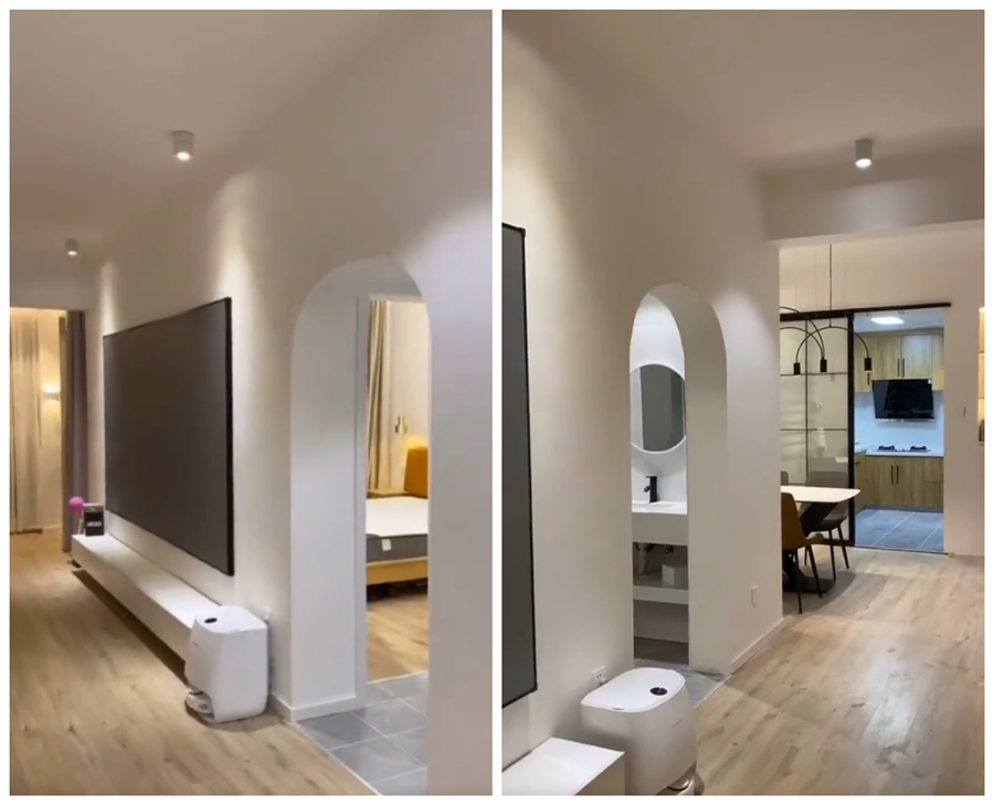 毛坯房|小伙72天改造毛坯房，刷腻子凿墙一人徒手完成，网友：佩服！