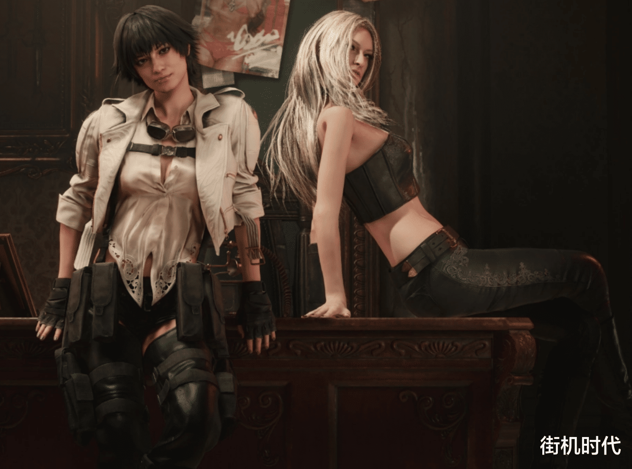 鬼泣5|经典游戏人气超高的女性角色，明明衣着很得体偏偏引人遐想