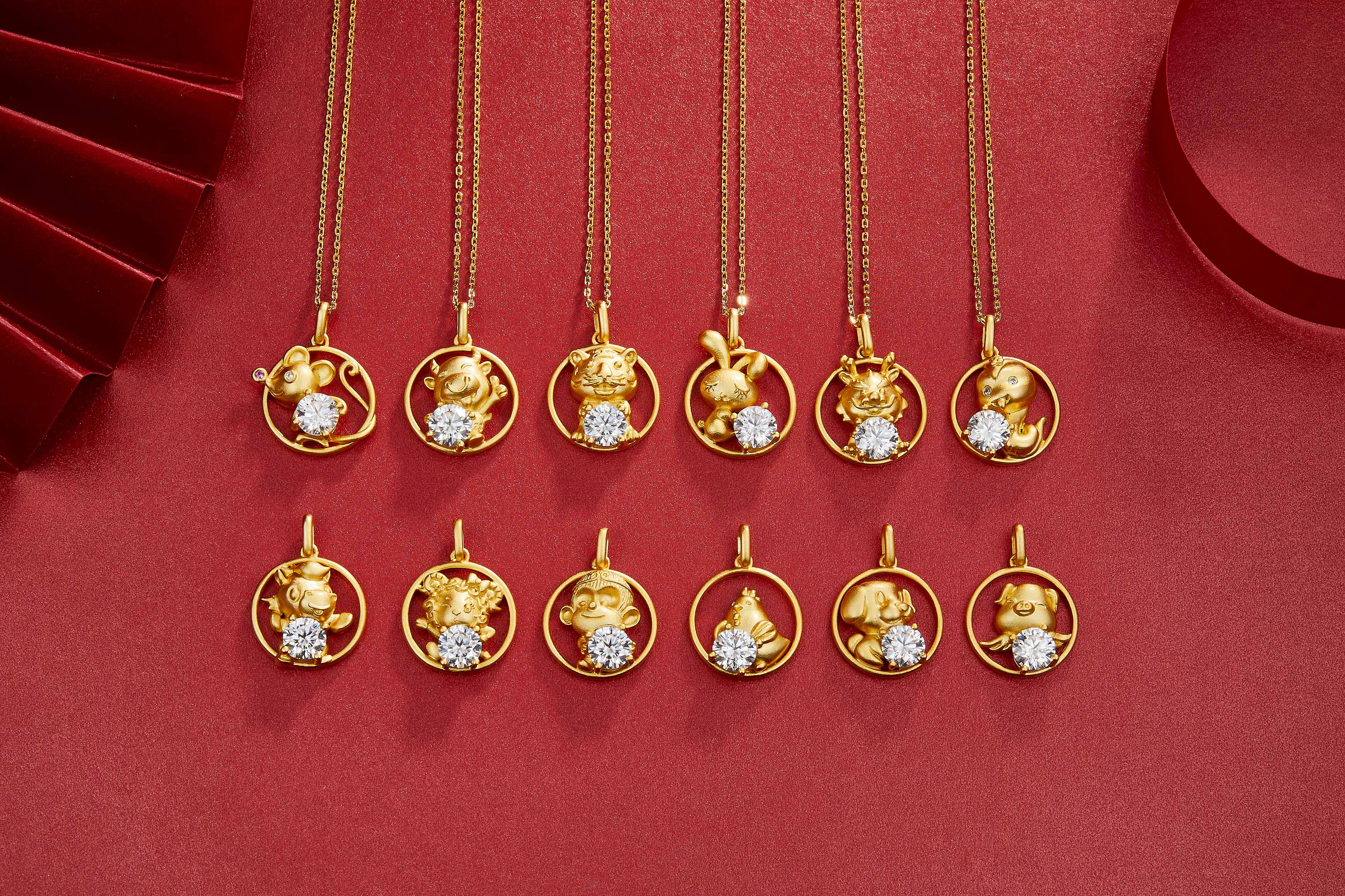 享换钻 女人一定要戴的十二生肖莫桑钻项链