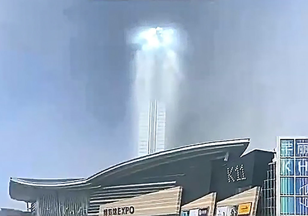 基因编辑 沈阳天空出现巨型光柱，专家：真实天象