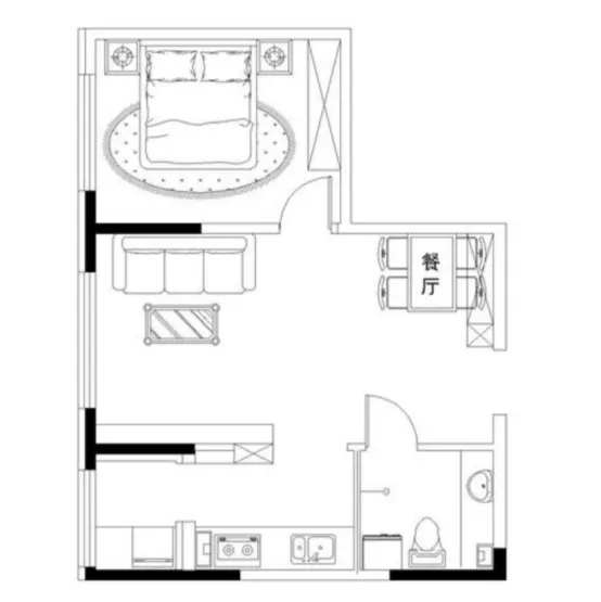 50㎡美式住宅,安静优雅的轻奢之家,小空间也有满满的仪式感