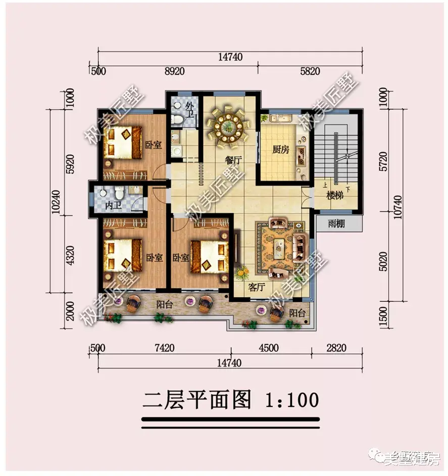 最适合年轻人建的别墅，公寓布局满足新农村生活！