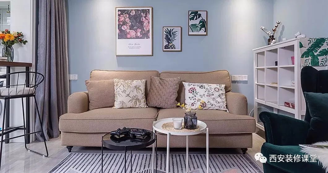 110㎡两室变三室，清爽简约宅