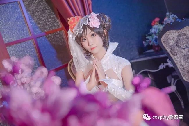 海贼王|cos：王者荣耀小乔纯白花嫁cos正片@莲央