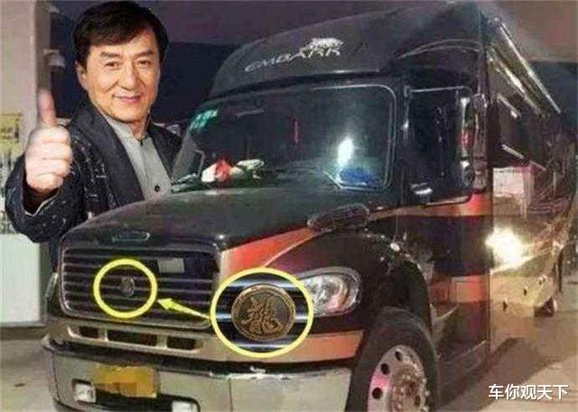 房车|成龙专属豪华座驾,龍字车标全球独一无二,酷似一座移动城堡