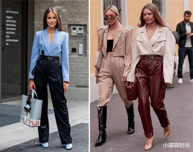 小喵聊时尚|去了时装周才知道,今年西装流行“穿短不穿长”,时髦显瘦又显高