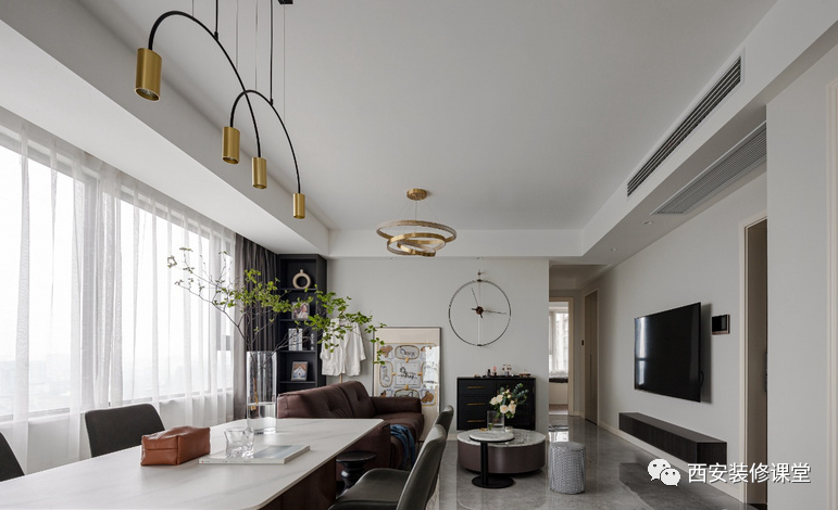 |120㎡三室婚房，小横厅实现大衣帽间和大厨房