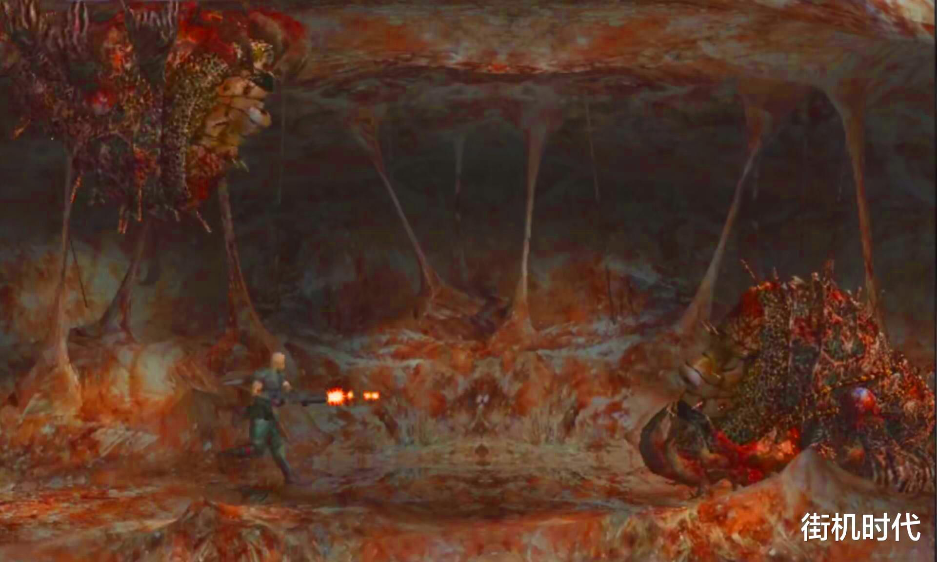 魂斗罗|《魂斗罗》最吓人的几只BOSS,人类和怪物结合后的产物