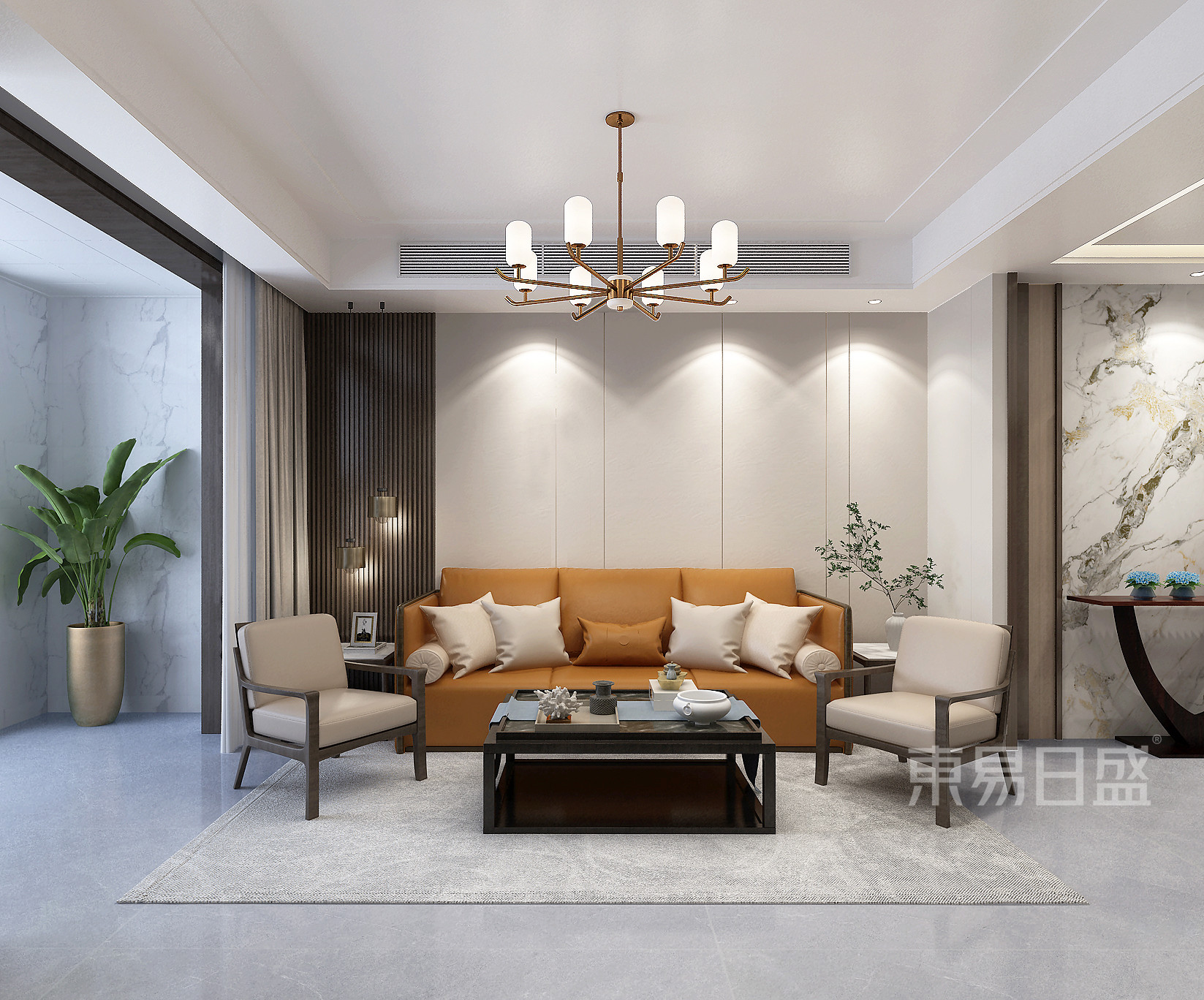 |现代风的装修设计深得人心，时尚优雅又大气