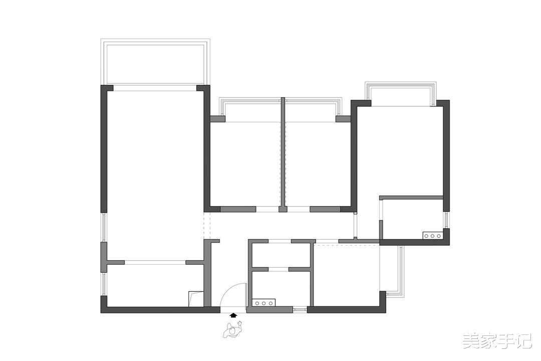 美家手记|广东夫妻118㎡的家，客餐厅不铺一块砖、一面地板，效果反而时尚高级