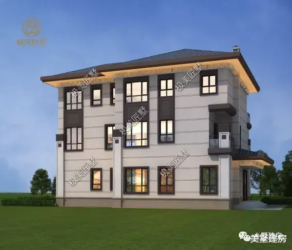 极具东方美的新中式别墅，占地206m2，你心动了吗？