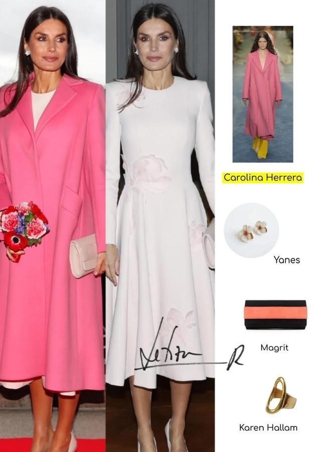 西班牙|两顶王冠,三个国家,15套着装,一篇看完西班牙王后忙而美的11月