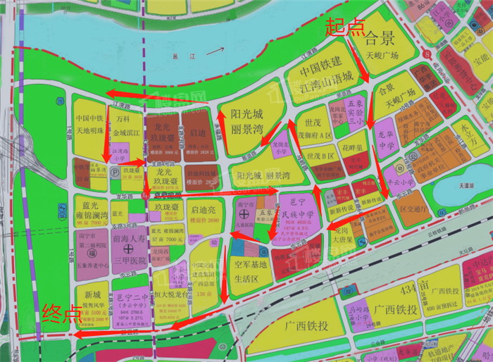 龙岗|实探南宁龙岗西：14个楼盘实景+道路建设，颠覆你的想象！
