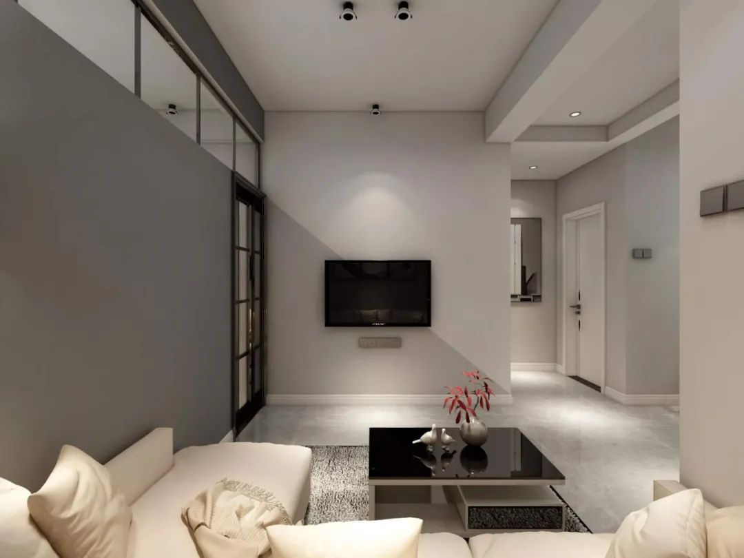 |2室改3室带大阳台,67m2黑白灰空间,让五口之家满是偏爱