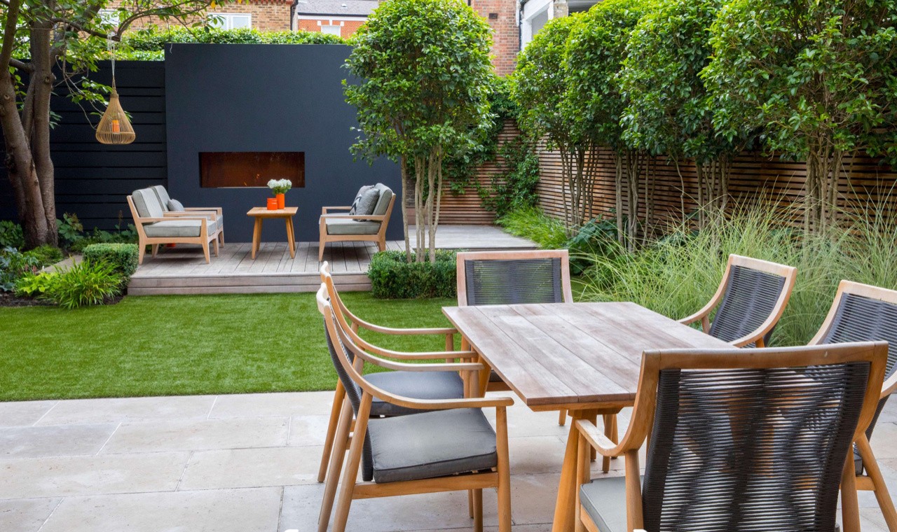 庭院设计:现代简约风庭院改造,在城市中感受惬意温馨的花园生活