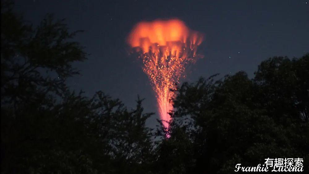  红色火球冲上80公里高空！在放烟花吗？风暴上空出现巨型喷射流