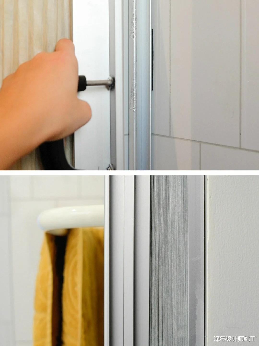 |恕我直言，越小卫生间，越要重视干湿分离，靠一个隐形浴帘就够了