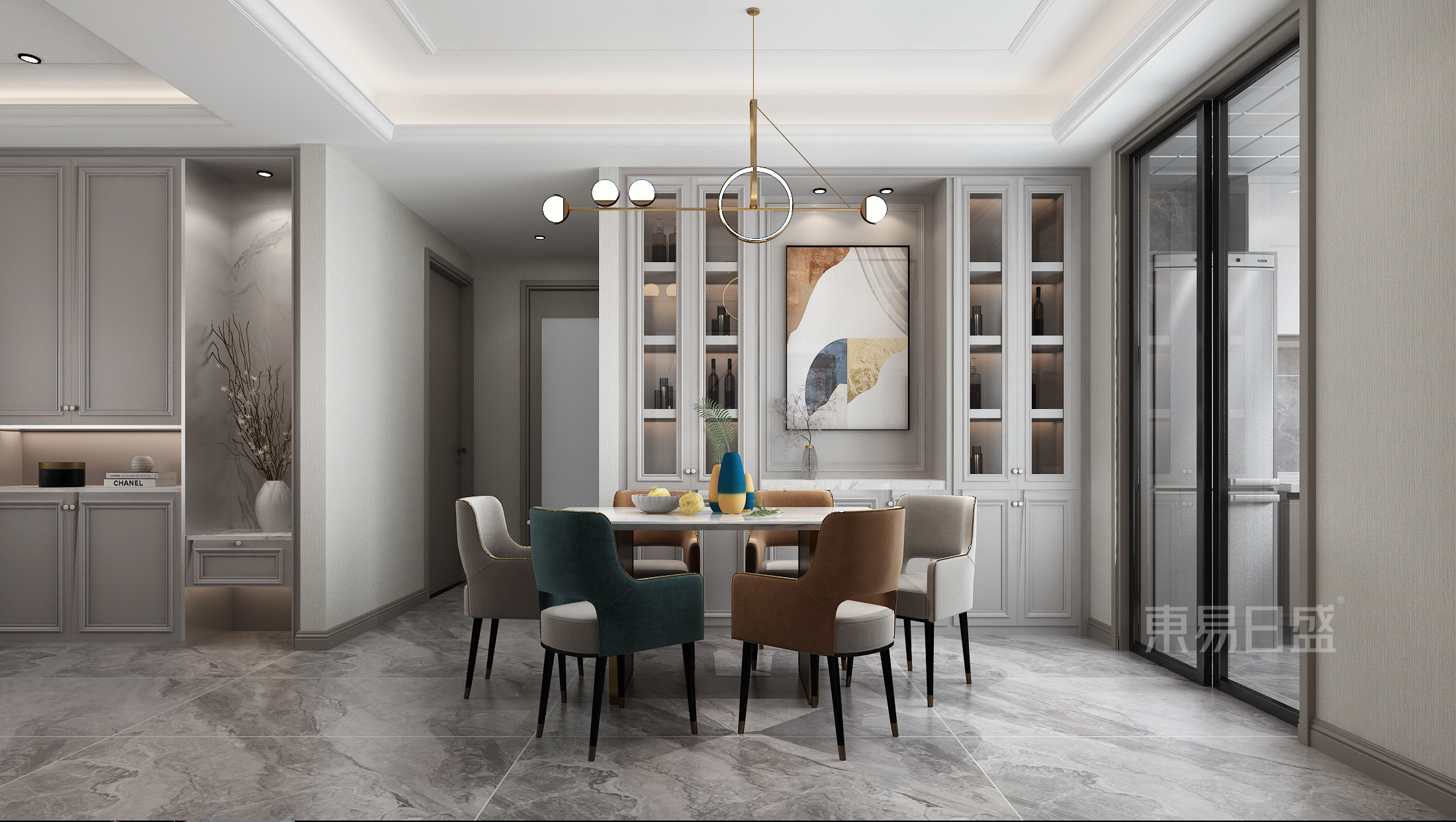 东易日盛石家庄|融创中心装修 | 110㎡简雅现代风格