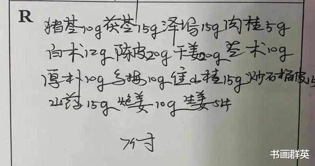 处方|叹为观止!没曾想中医的处方笺字迹如此严谨,颠覆了“鸡爪体”