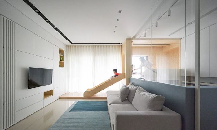 设计师|【小家掌】极简与童趣的平衡，86㎡亲子乐园宅！