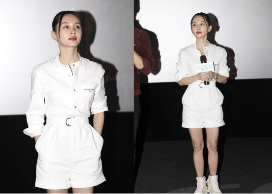 穿衣搭配|王子文有种高级性感，冷面红唇穿一身白，气势超强也透着撩人魅力