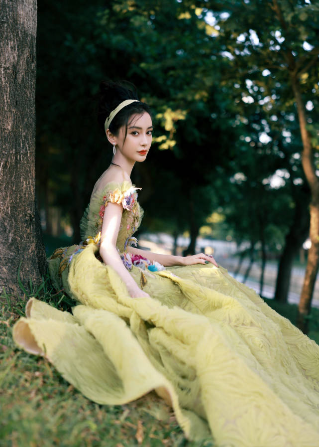 Angelababy|杨颖花仙子造型，美的就像花儿一样