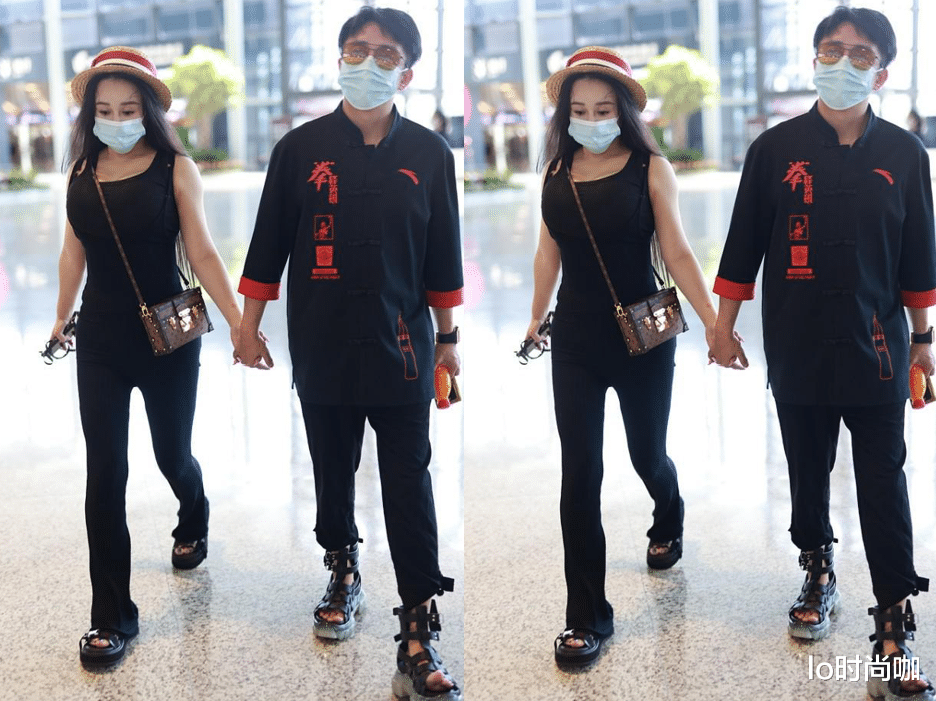 lo时尚咖|“拳王娇妻”冉莹颖身材有肉感，和老公牵手尽显甜蜜，人生赢家