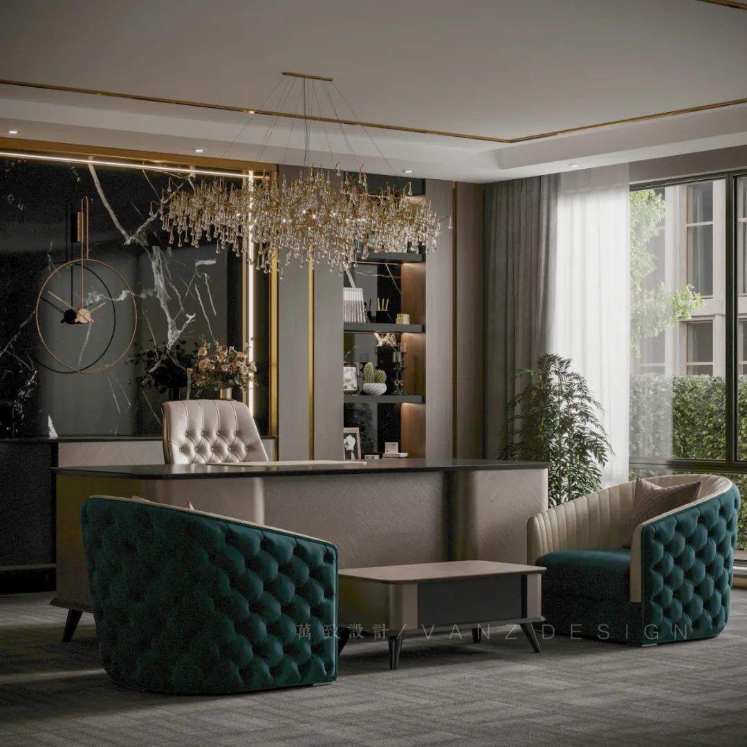 |董事长办公室怎么装修才好看？13套精美装修设计方案送你