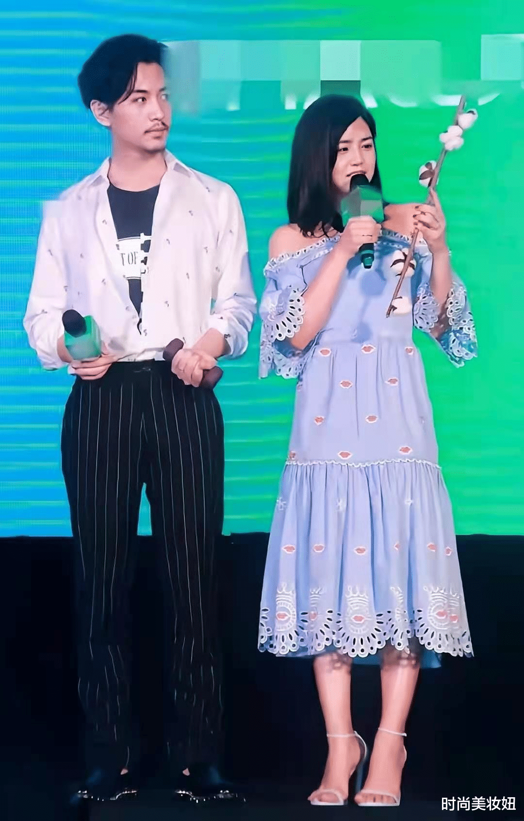 时尚美妆妞|又被“陈妍希”美到了,一袭露肩连衣裙亮相,娃娃脸真显嫩