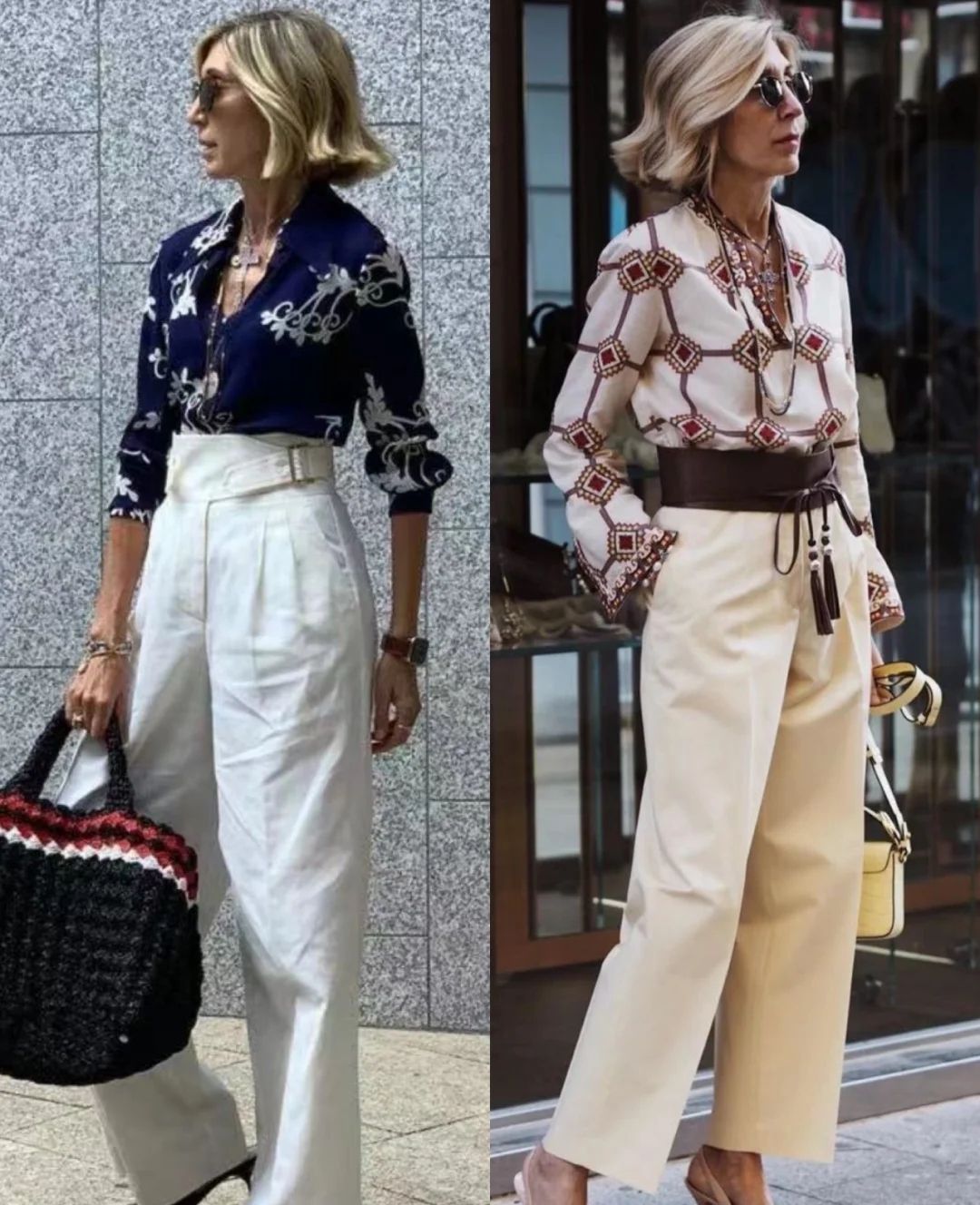 穿衣搭配|40+职场女性的穿搭法则，4个原则，多套搭配，放在办公室穿美爆了