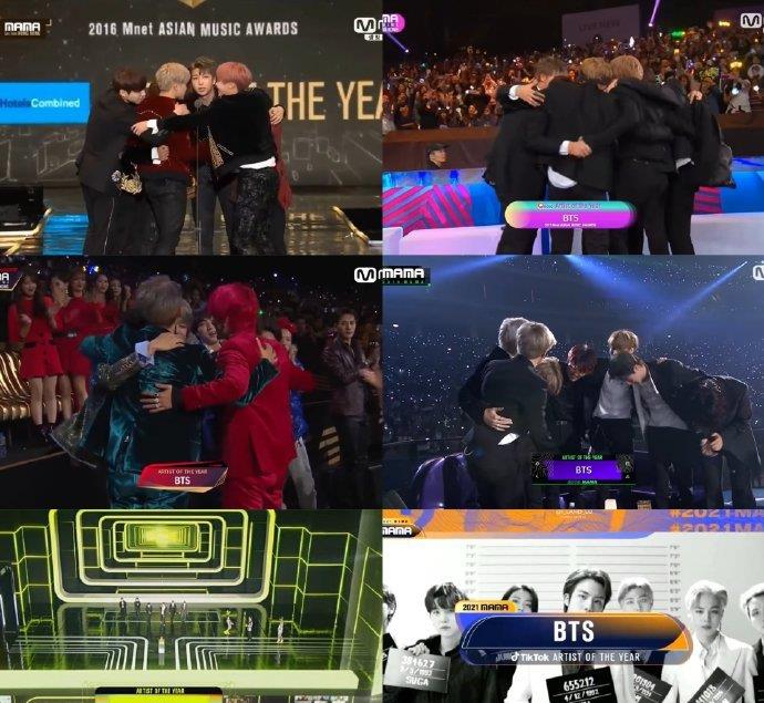 |MAMA公开获奖名单，BTS连续三年成就大满贯，这就是韩流唯一TOP团