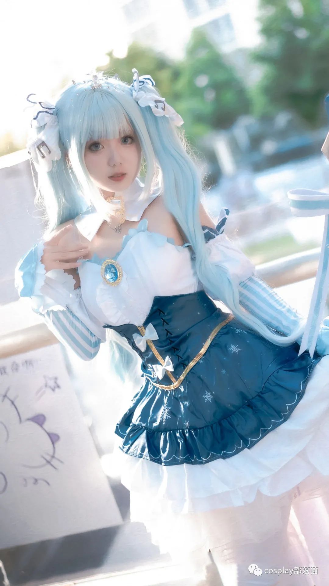 电波少女|cos:雪初音cos正片@电波少女