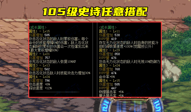 playstation5|DNF：105级装备属性预览！6件装备6种属性，这次真的百花齐放？