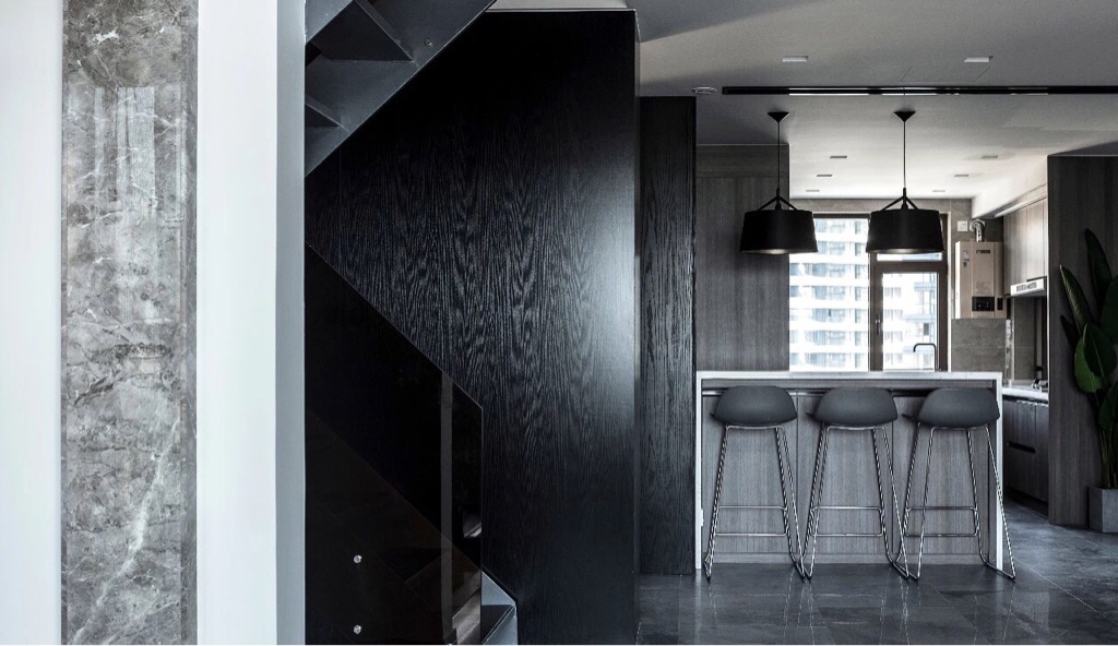 家变|用黑色作为主角色打造空间，不一样的雅致，让新家变得独特有韵味