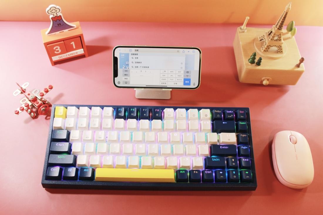 机械键盘|不足三百买三模,BOW三模RGB机械键盘G08表现如何?