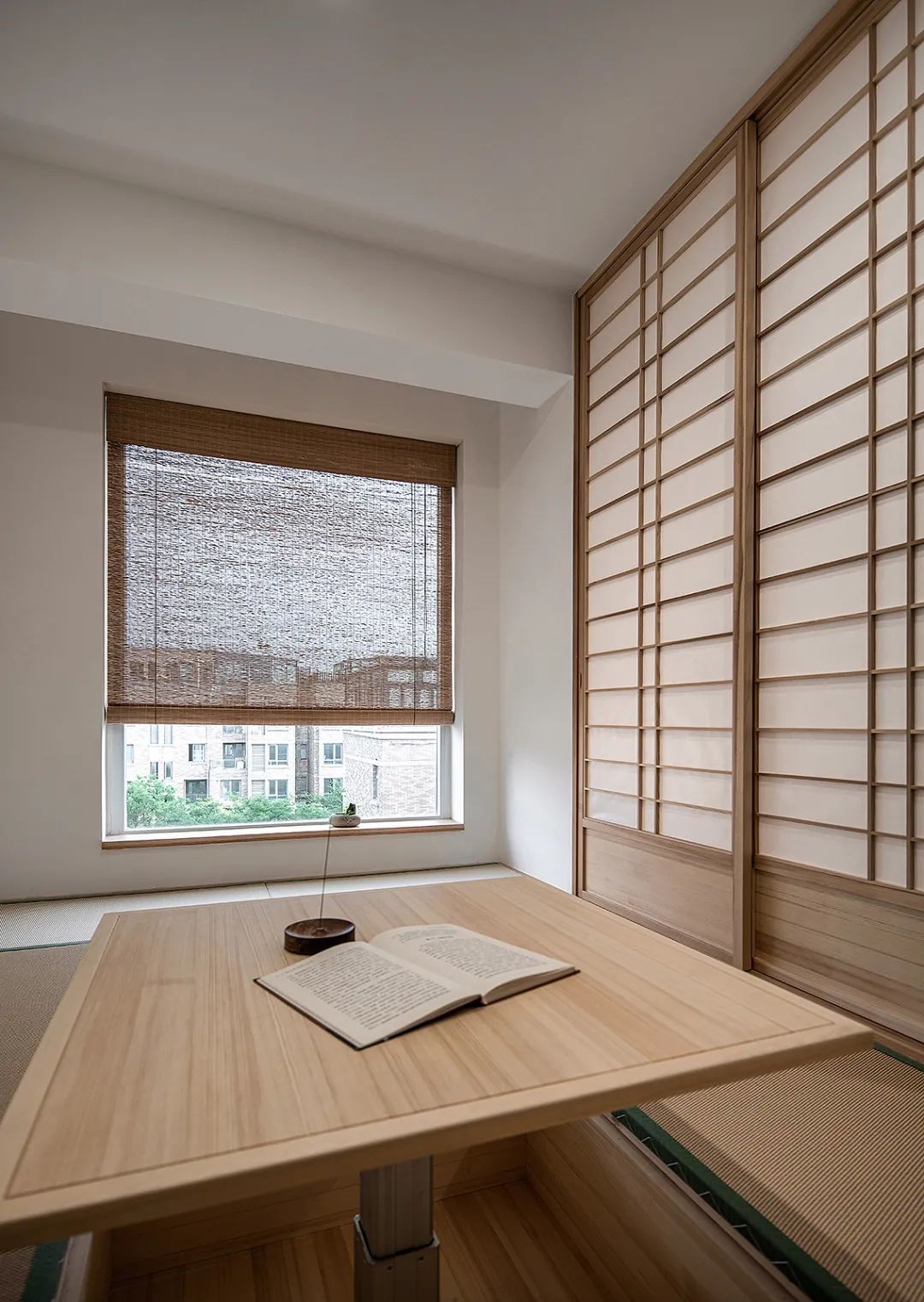 |90㎡日式雅致风,多功能禅意茶室+画台书房,倍感惬意!
