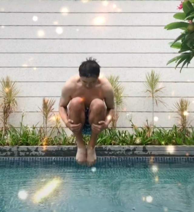 田亮|退役14年田亮技痒再跳水，昔日王子惨变罗翔老师，两子女无意接班