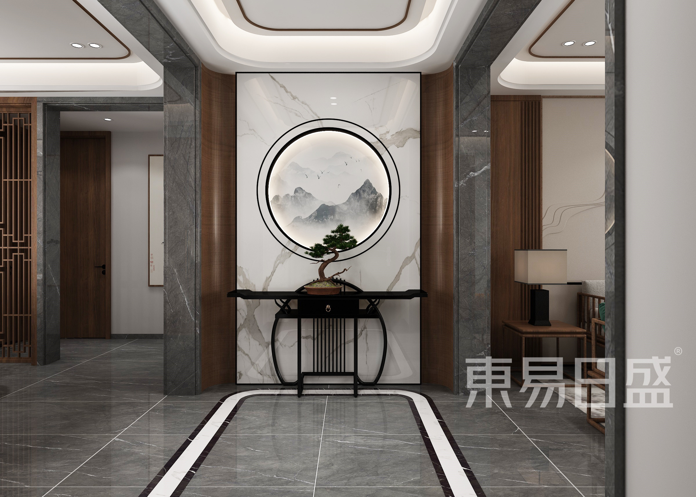 |荣盛华府新中式装修，满眼都是惊艳