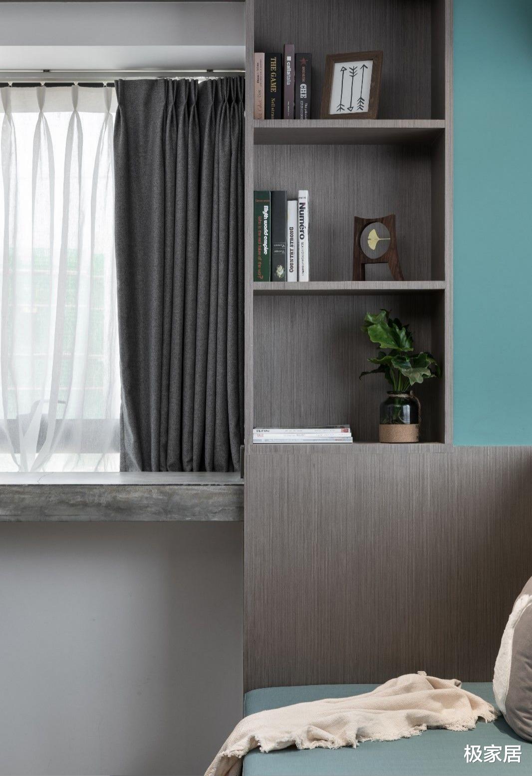 33平米房子,运用低色调手法,创造安静又舒适的睡眠空间