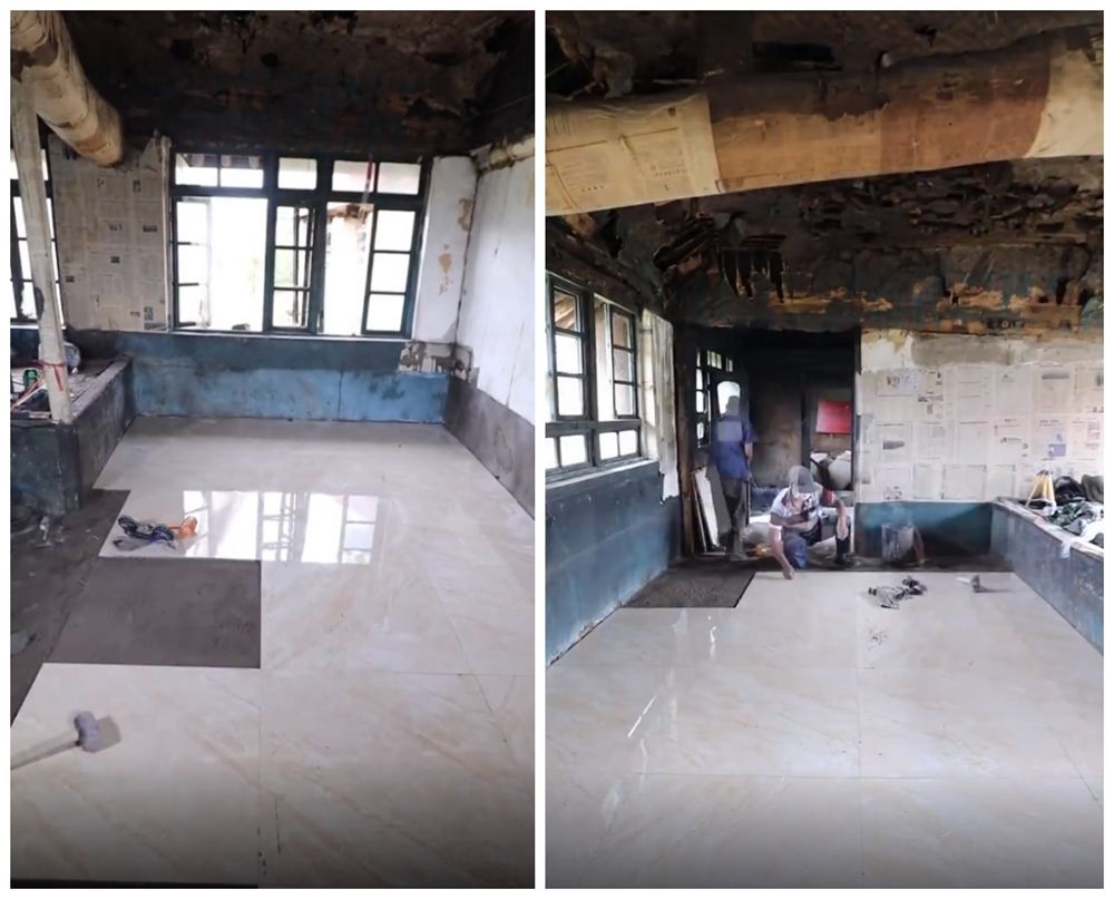 小伙帮农村老人修房子,将原本“摇摇欲坠”的房子,变成温馨的家