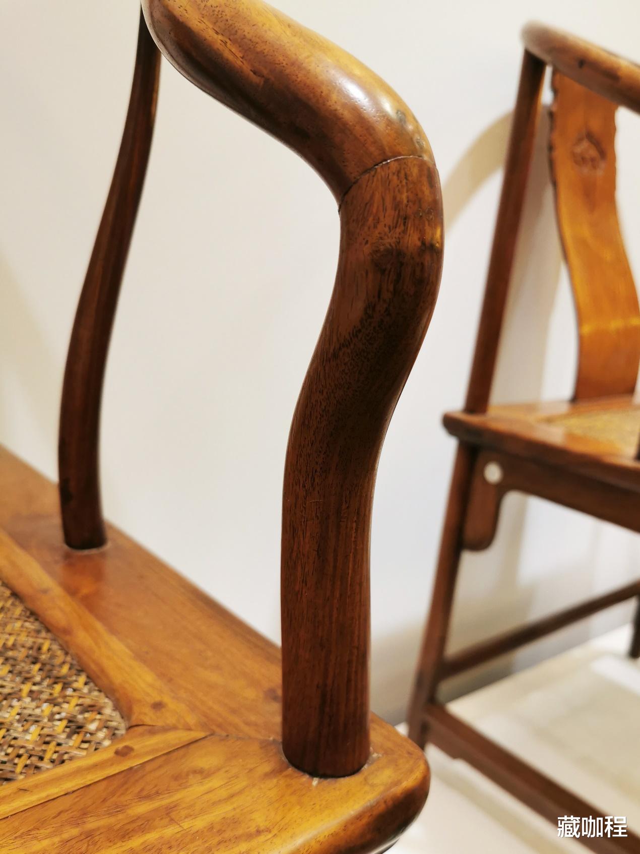 明式家具|十里无一还成对，清黄花梨圈椅扶手不出头