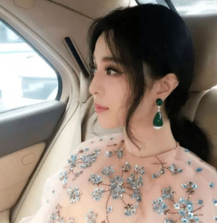 博骞原石 范冰冰戴翡翠华丽高贵,精美的玉石是让明艳型美女变得更美的存在