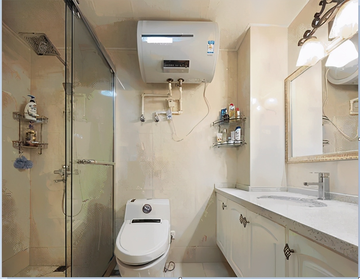 热水器一定要挂在墙上吗？我家藏在浴柜里，冬天洗手即开即热