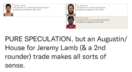 豪斯 火箭要交易了?豪斯或再缺阵,专家支招:他+奥古斯丁换神射兰姆