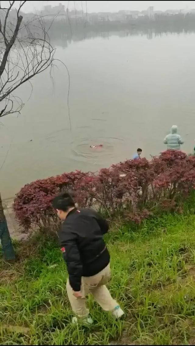 株洲发布 攸县10岁女孩捞蝌蚪滑入洣水河，快递小哥下水救人