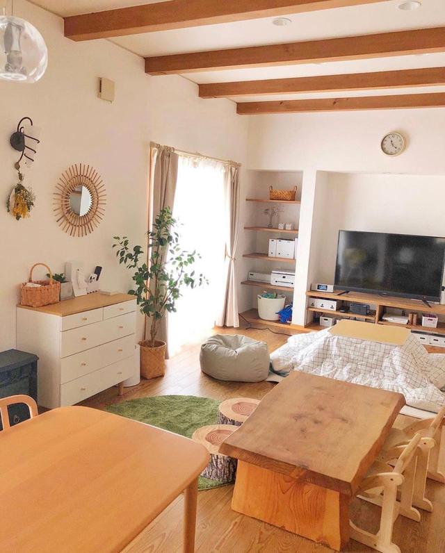 家居超人 日本二胎妈妈的80㎡小家,全屋原木风家居布置,住起来舒适惬意