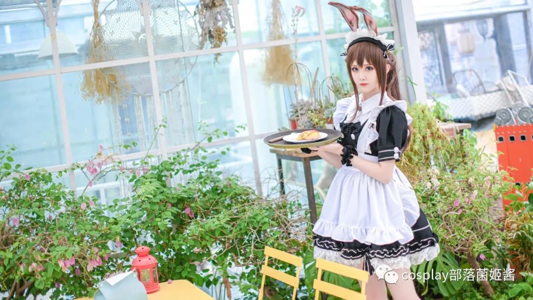 女仆装|cos:阿米娅女仆装.外派任务cos正片@秋楚楚